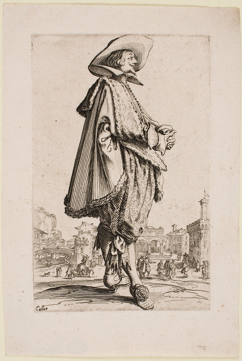 Gentleman with Hands Clasped (The Nobility of Lorraine) by Jacques Callot