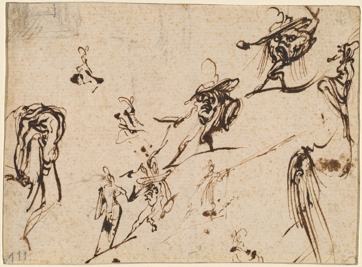 Gobbi and Other Bizarre Figures by Jacques Callot