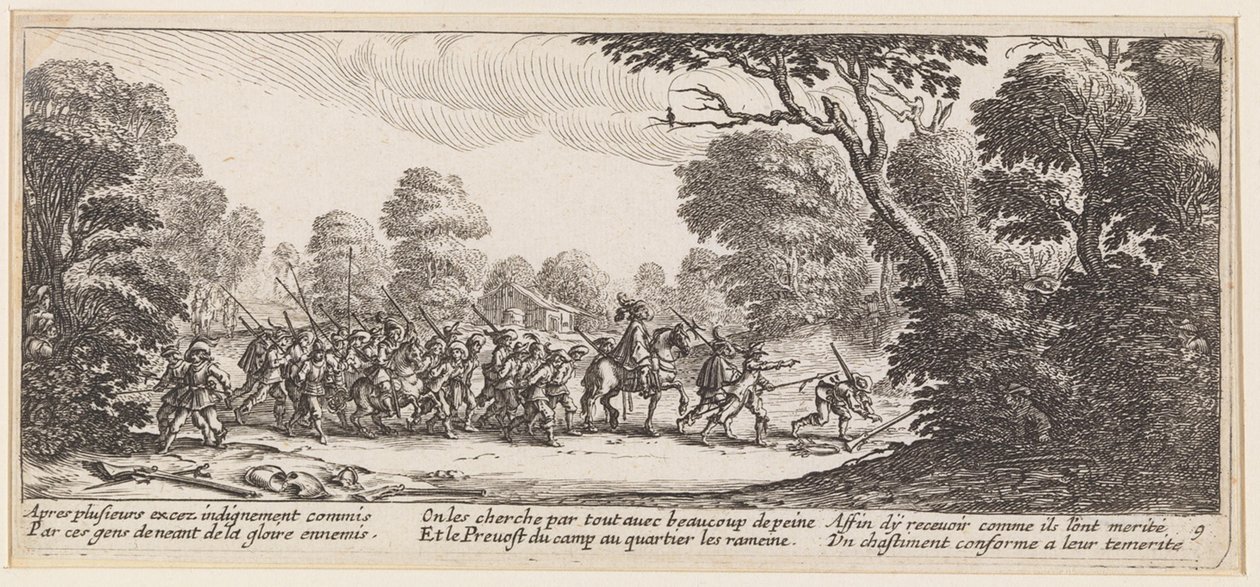 The Bringing in of the Prisoners by Jacques Callot