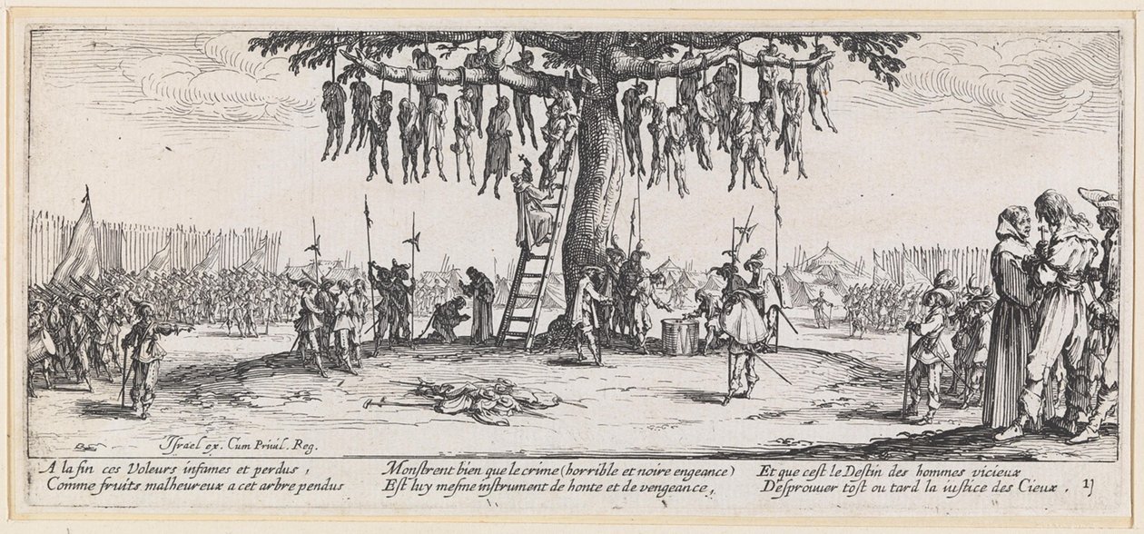 The Hanging by Jacques Callot