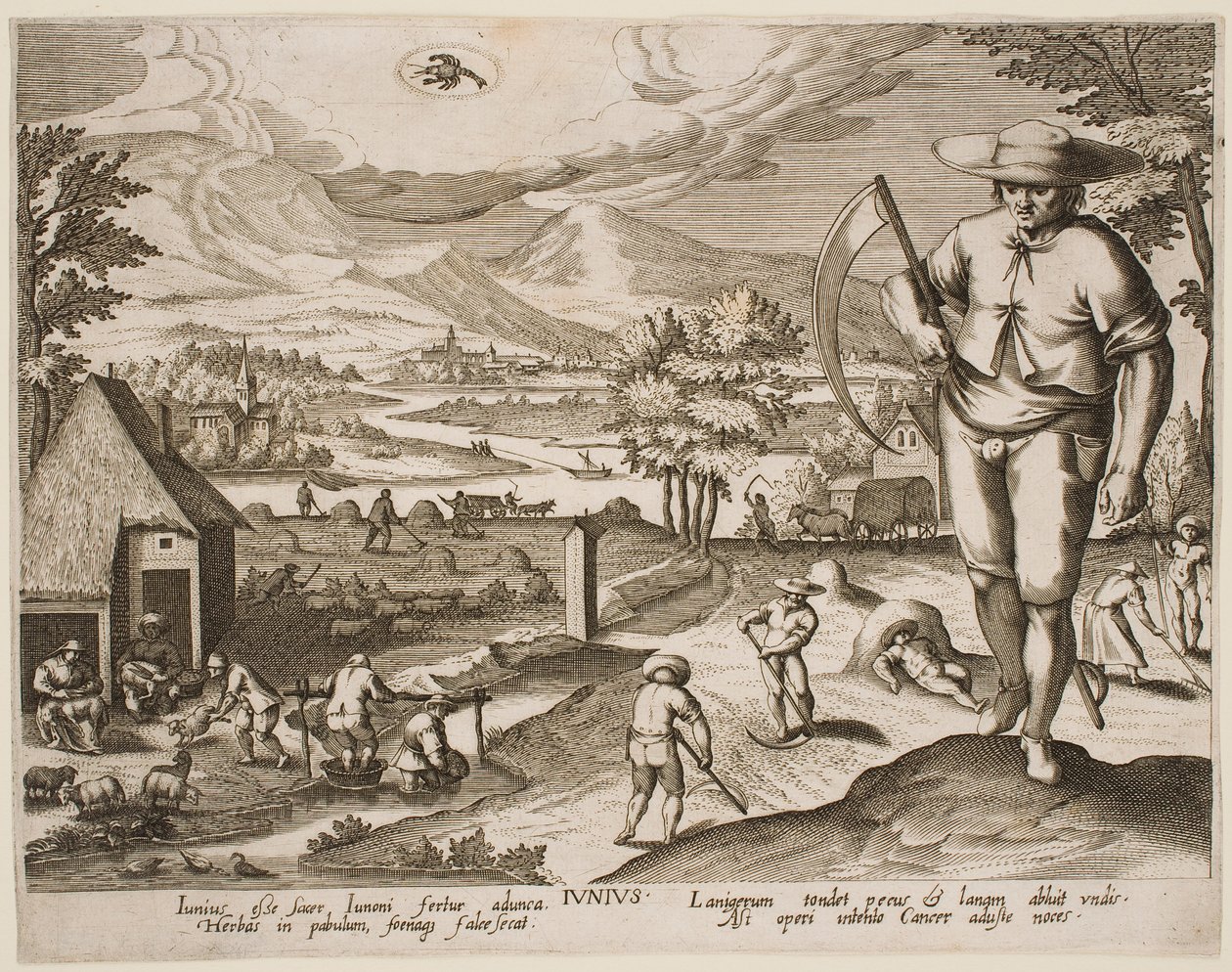 June, from the Series “The Months” by Jacques Callot