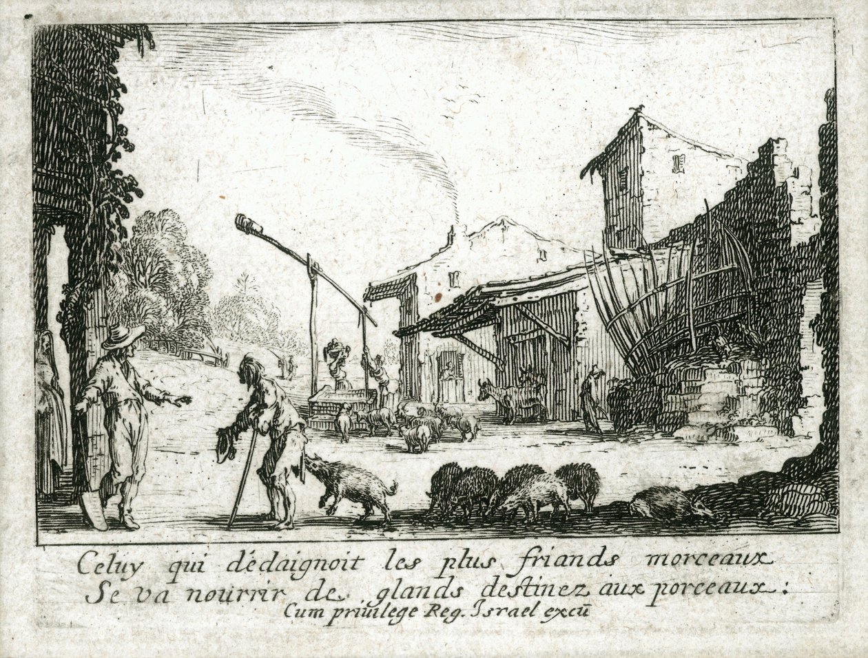 The Life of the Prodigal Son by Jacques Callot