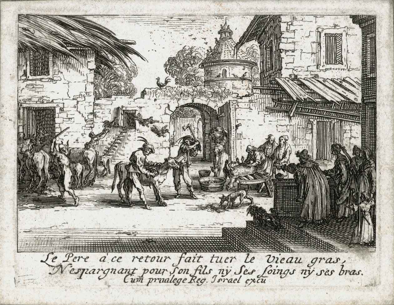 The Life of the Prodigal Son by Jacques Callot