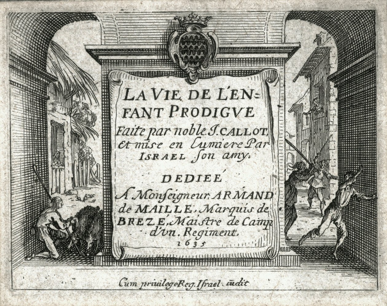 The Life of the Prodigal Son (engraving) by Jacques Callot