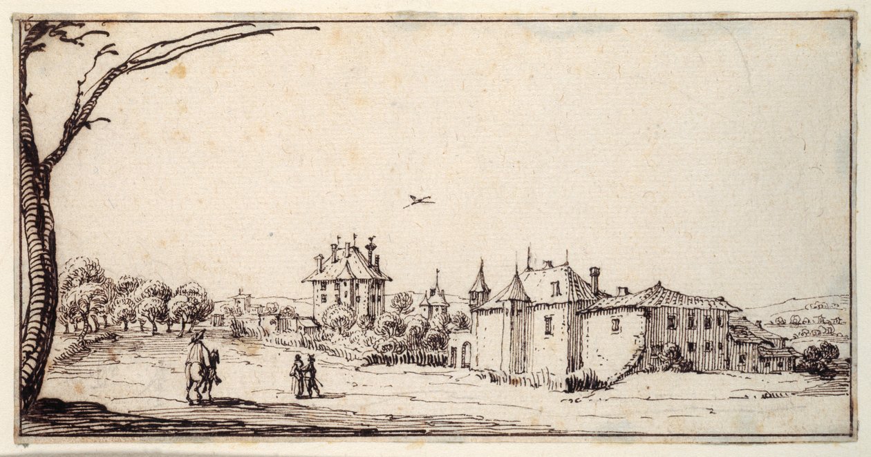 La Vieille et la Neuve Malgrange by Jacques Callot