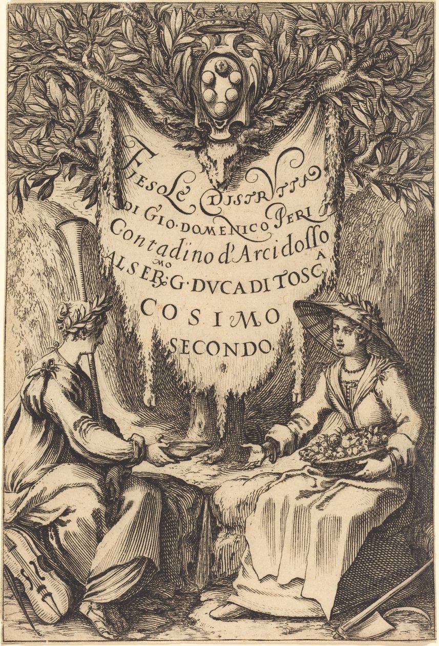 The Beautiful Gardener, 1619 by Jacques Callot