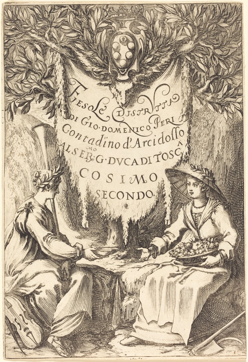 La belle jardiniere by Jacques Callot
