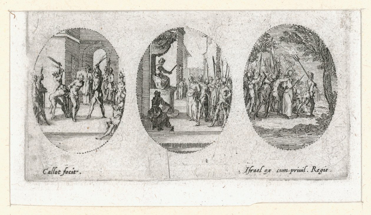 The Miracles of the Passion (engraving) by Jacques Callot