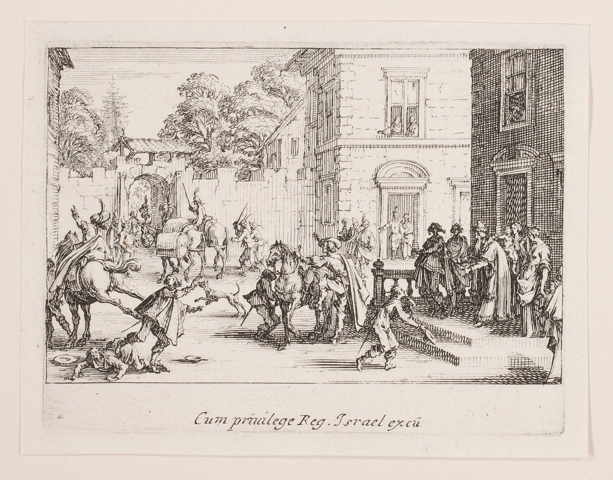 The Farewells, from the series La vie de l by Jacques Callot
