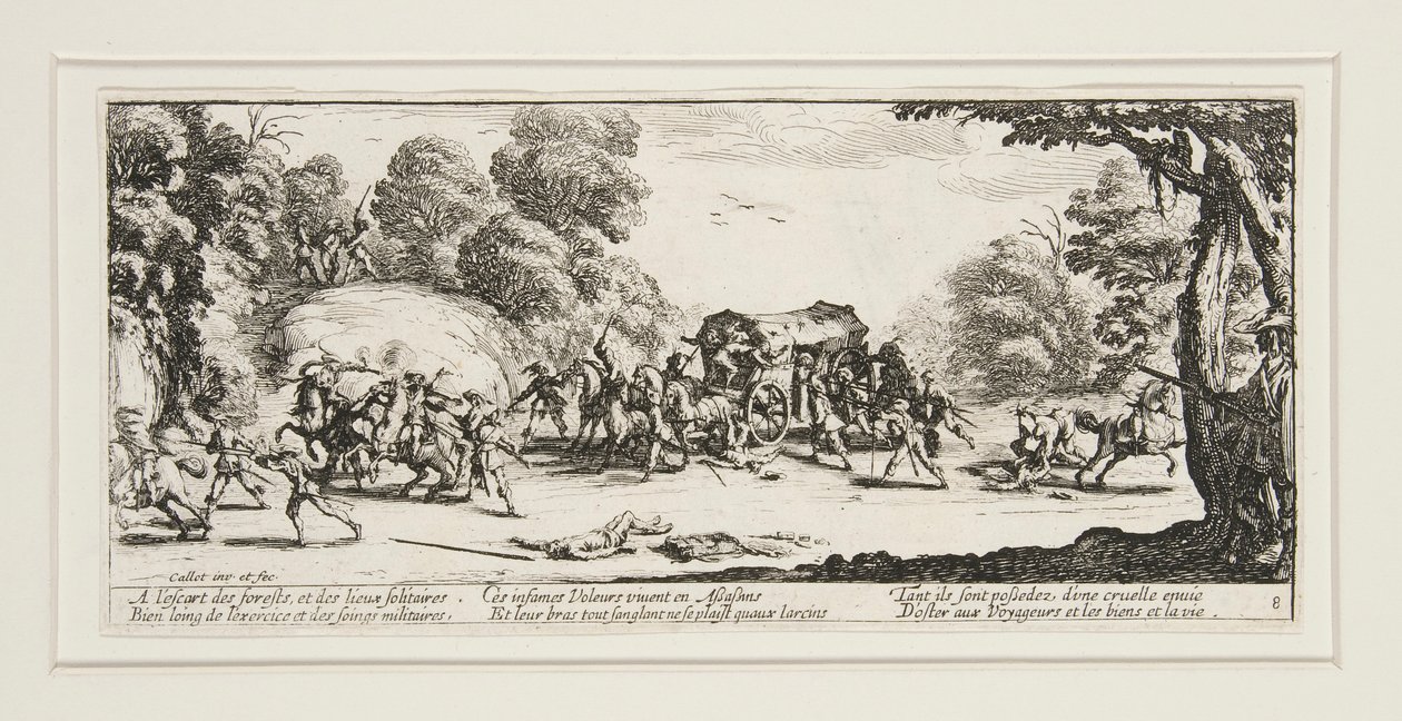 Les grandes miseres de la guerre: No. 8 - L by Jacques Callot