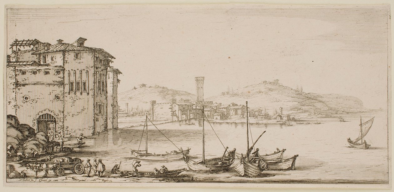 Loading the Merchandise, from the series “The Landscapes of Florence” by Jacques Callot