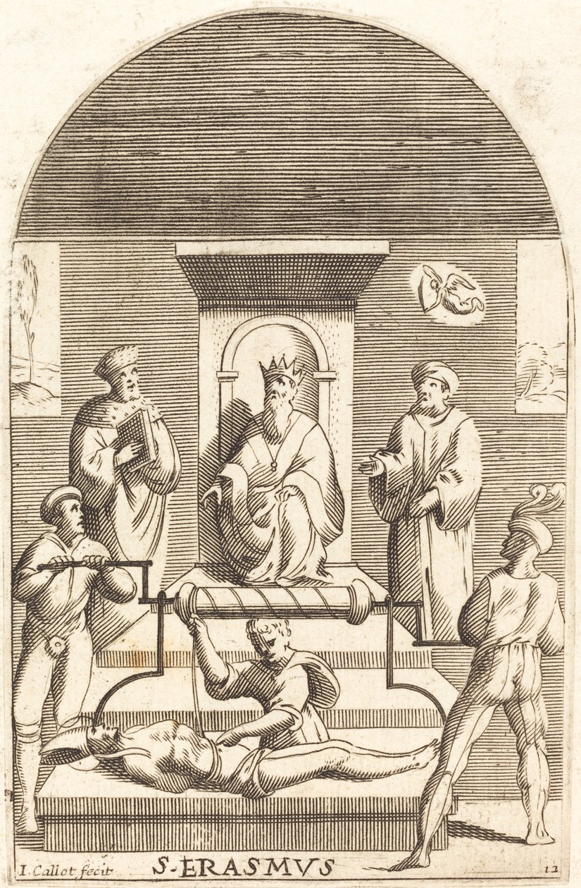 Martyrdom of Saint Erasmus by Jacques Callot