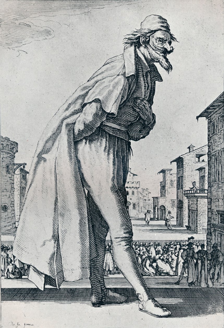 No. IV.- The Great Pantalon, c1620-1635, 1924 by Jacques Callot