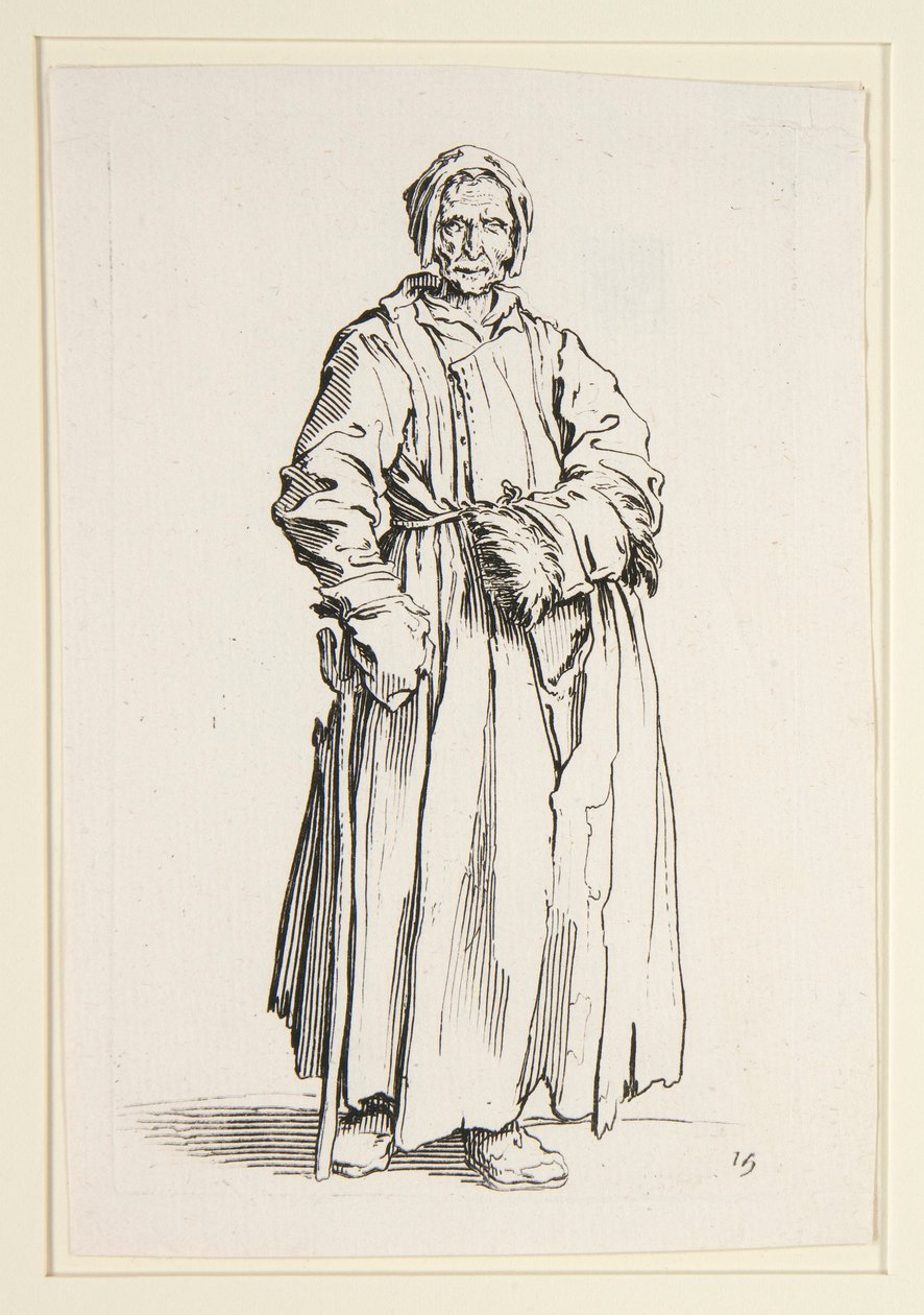 One-eyed woman (The Beggars) by Jacques Callot