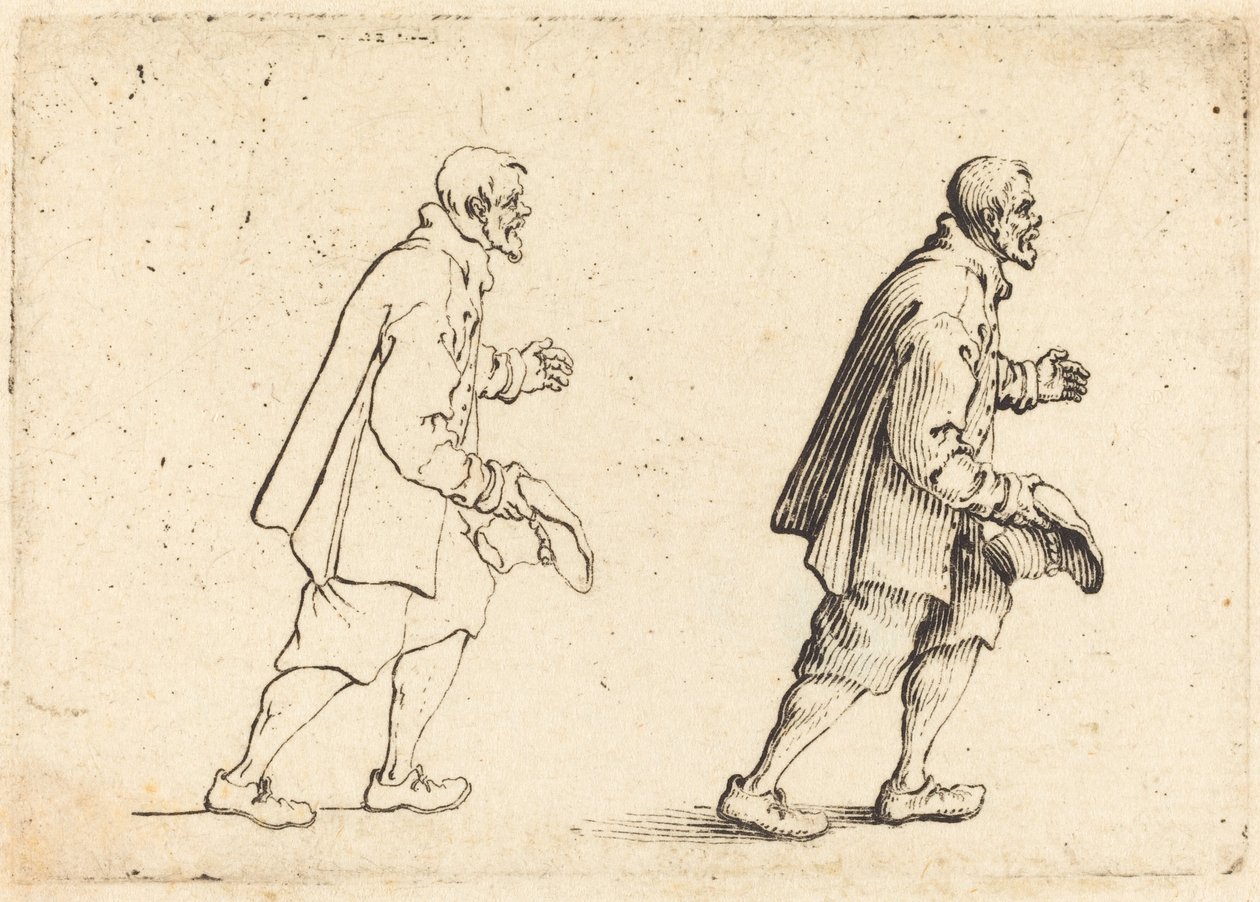 Peasant with Hat in Hand by Jacques Callot