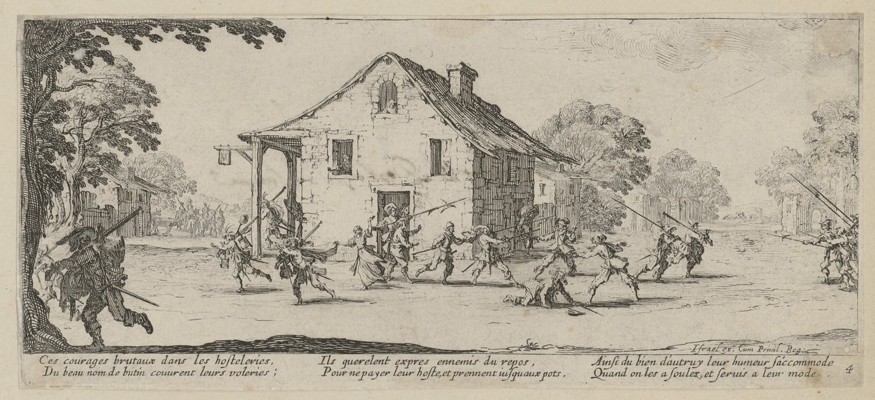 Pillaging, Plate 4 from the Series 