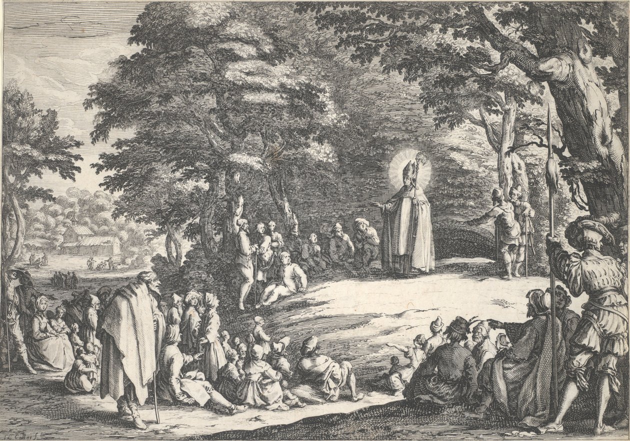 Saint Amond by Jacques Callot