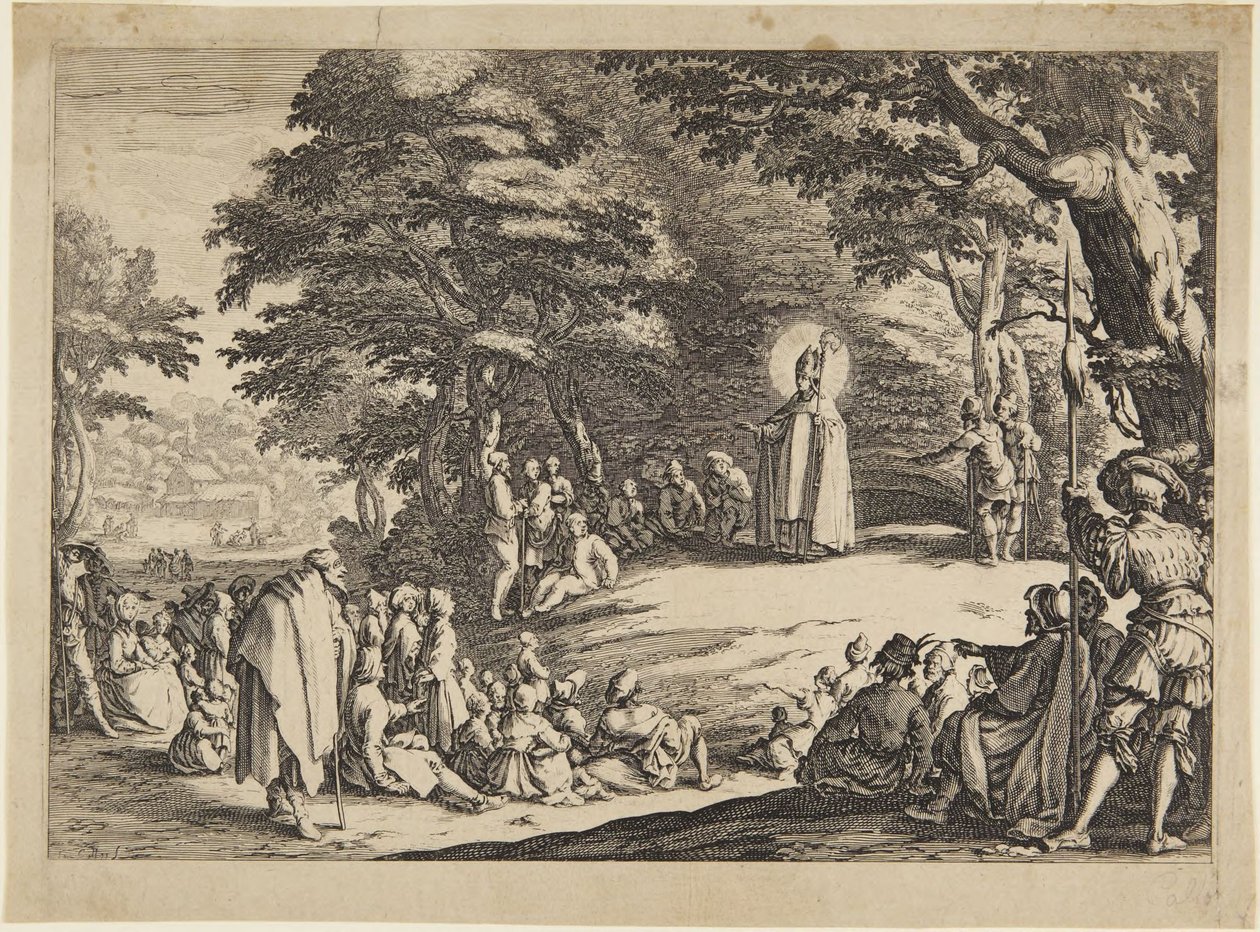 Saint Amond, Saint Nicolas, or Saint Severin by Jacques Callot