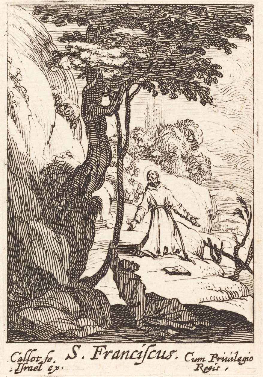 Saint Francis, c. 1632 by Jacques Callot