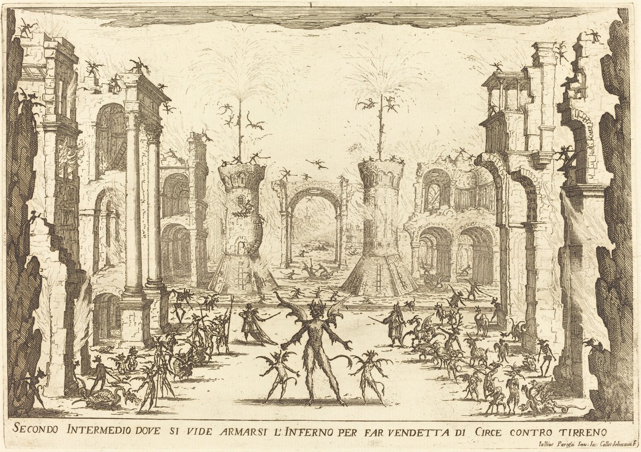 Second Intermezzo by Jacques Callot