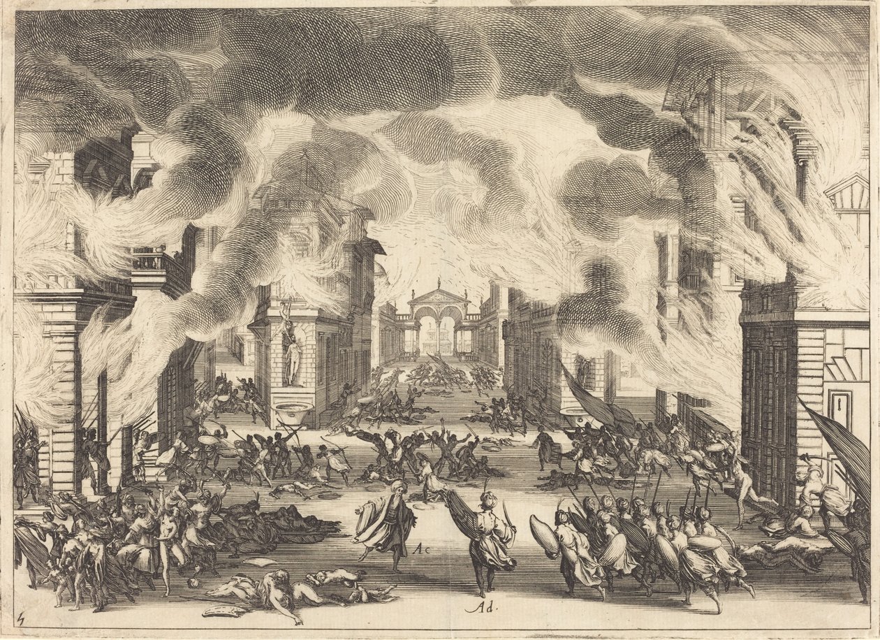 Solimano, Act V by Jacques Callot