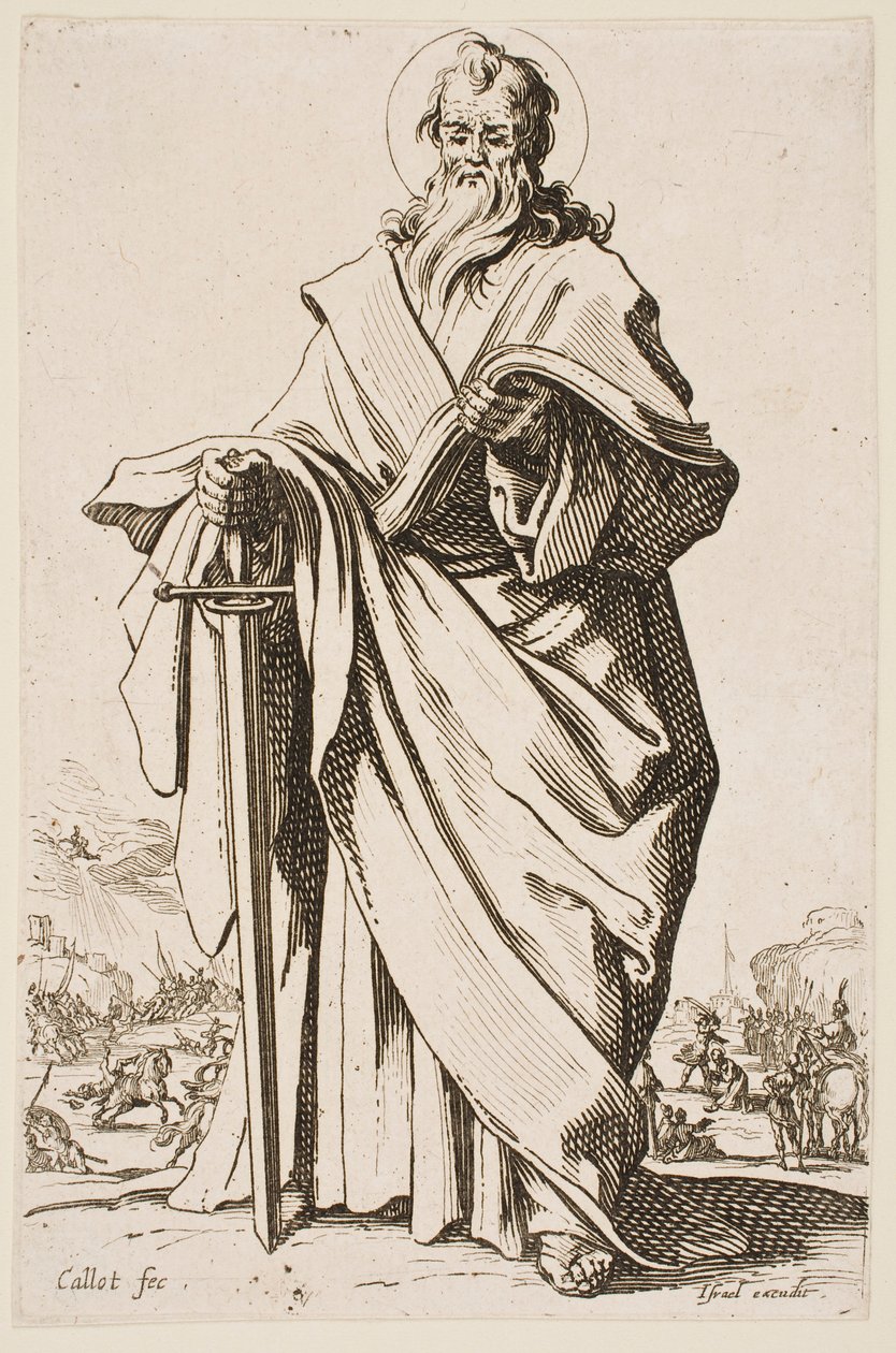St. Paul, from the series “The Large Apostles” by Jacques Callot