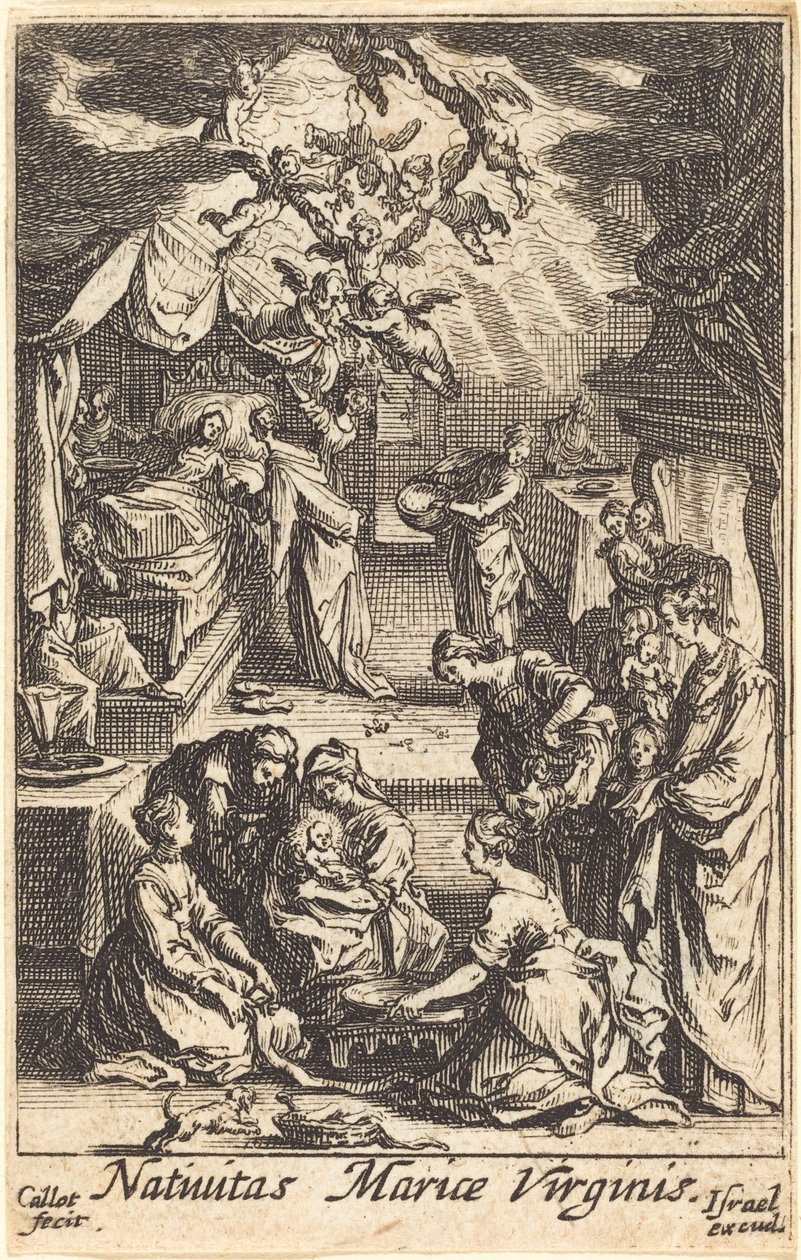 The Birth of the Virgin by Jacques Callot