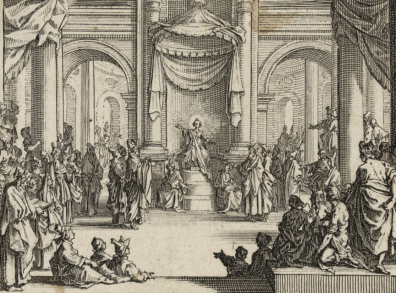 The Boy Jesus Among the Doctors, 1635 by Jacques Callot