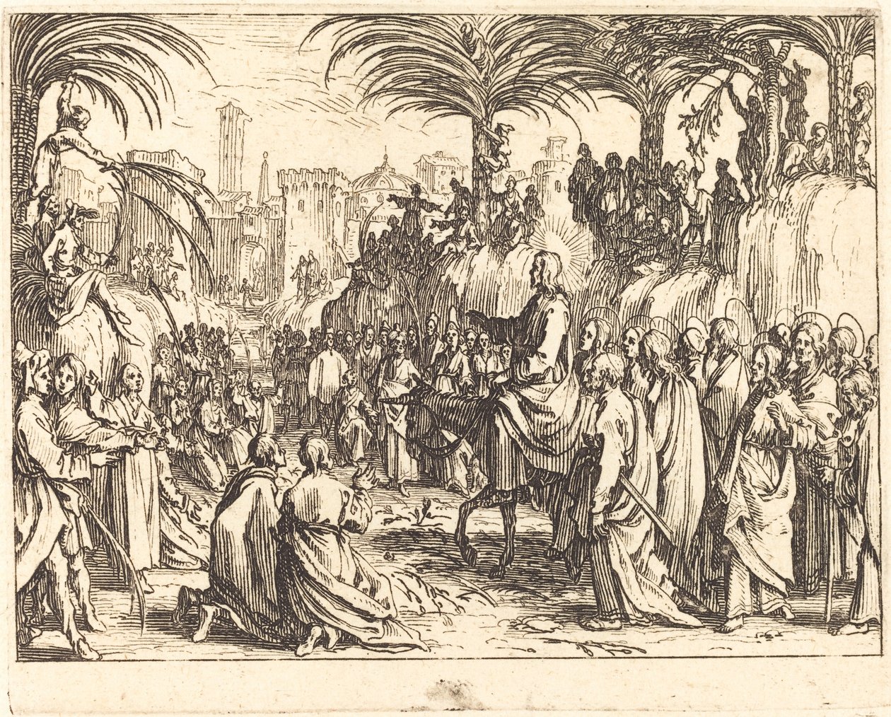 The Entry into Jerusalem by Jacques Callot