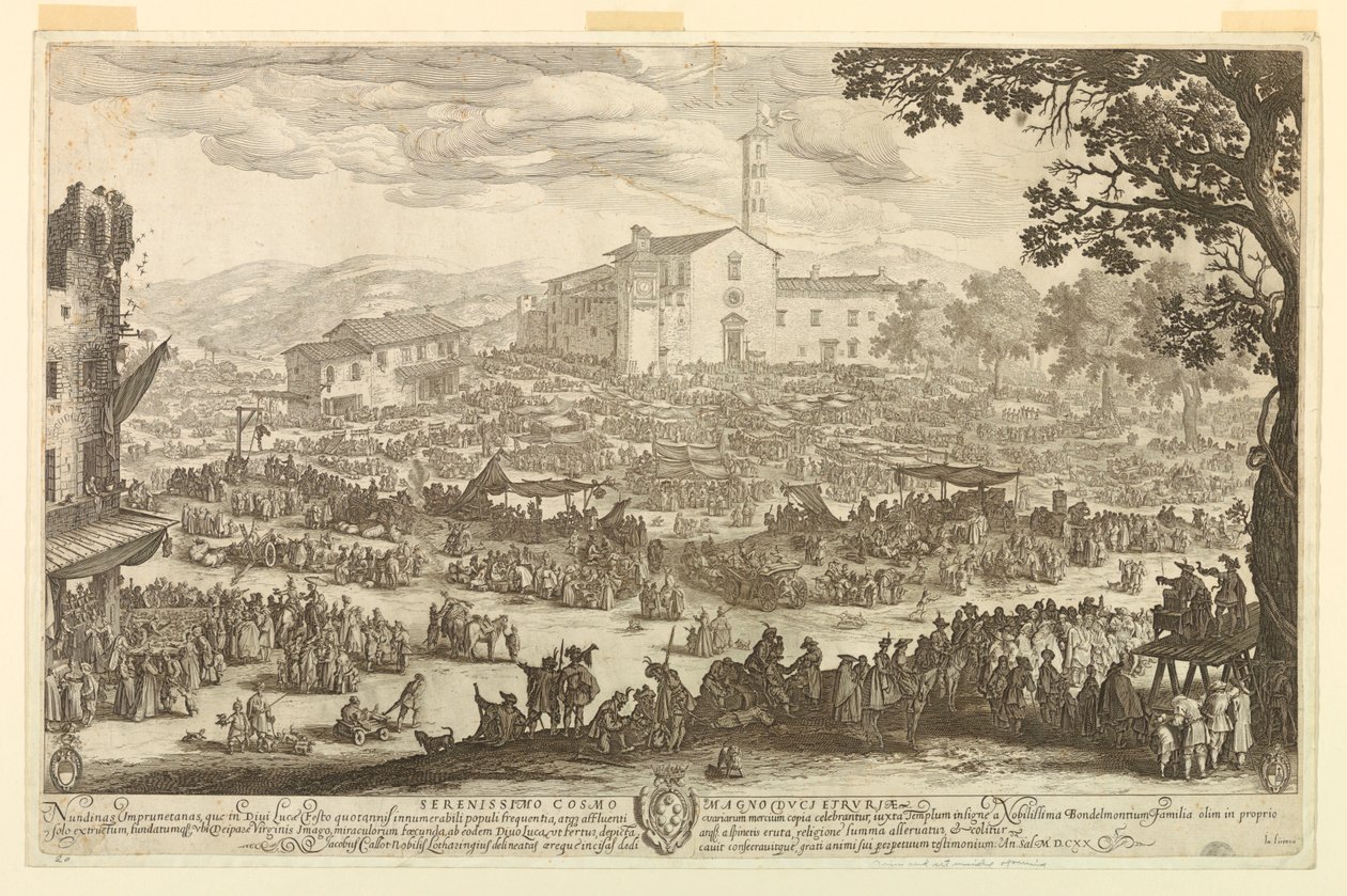 The Fair at Impruneta by Jacques Callot