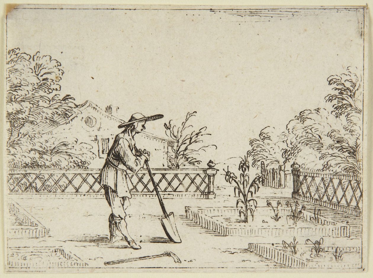 The Gardener by Jacques Callot