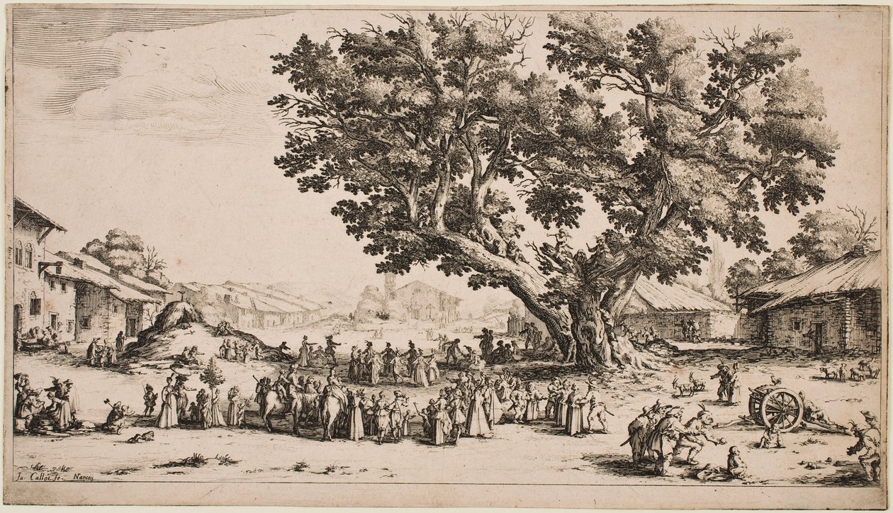 The Gondreville Fair by Jacques Callot