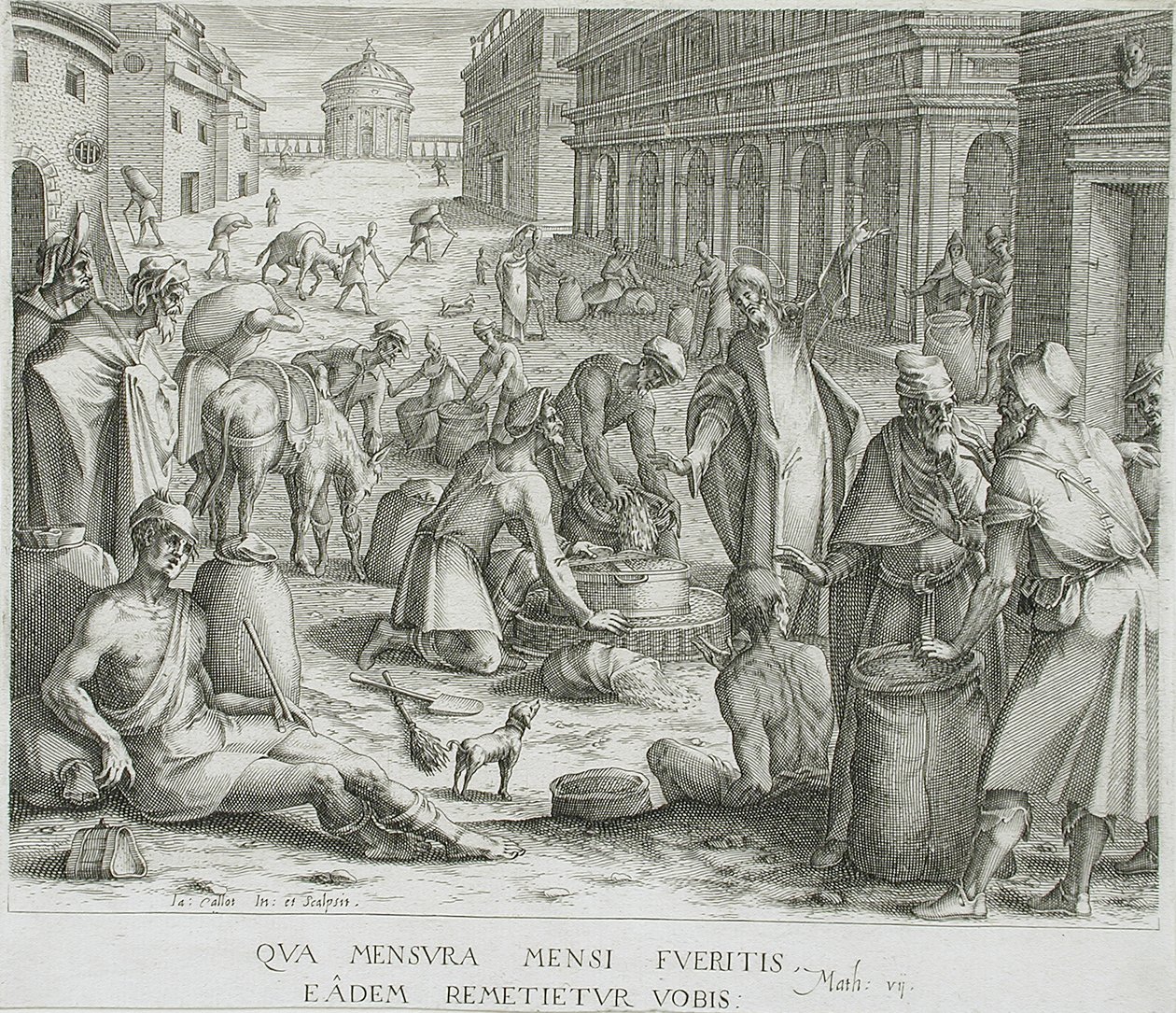 The Grain Weighers by Jacques Callot
