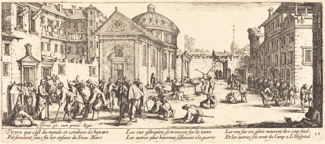 The Hospital, c. 1633 by Jacques Callot