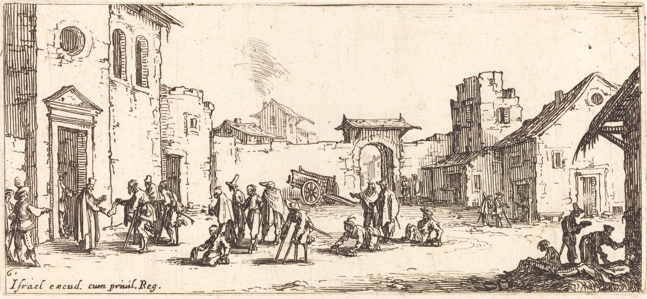 The Hospital from The Small Miseries of War by Jacques Callot