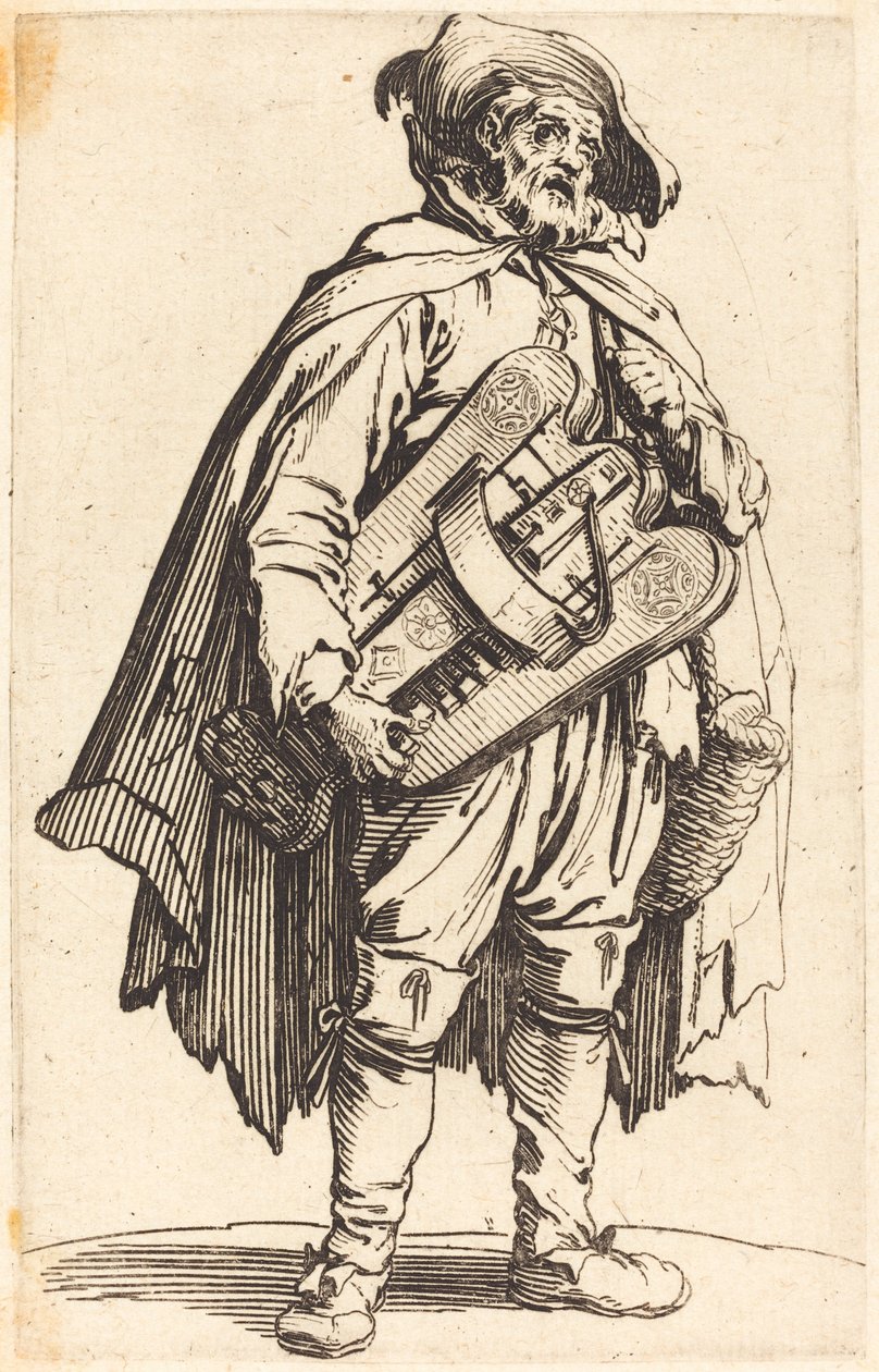 The Hurdy-Gurdy Player by Jacques Callot