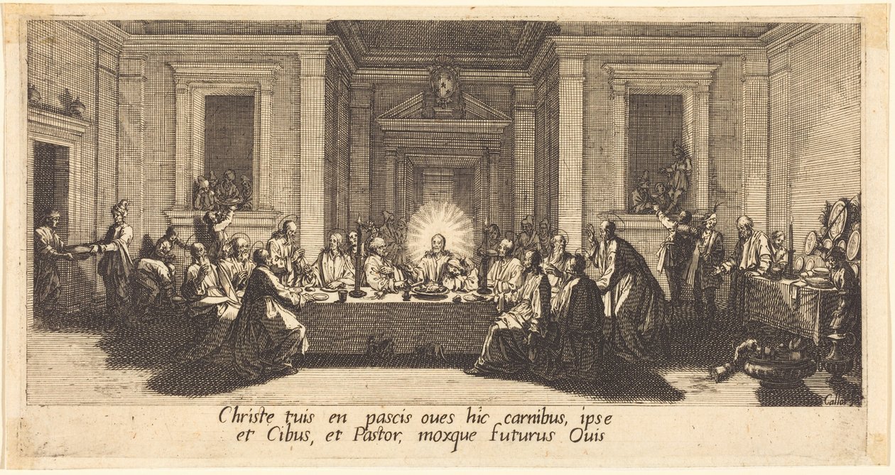 The Last Supper by Jacques Callot