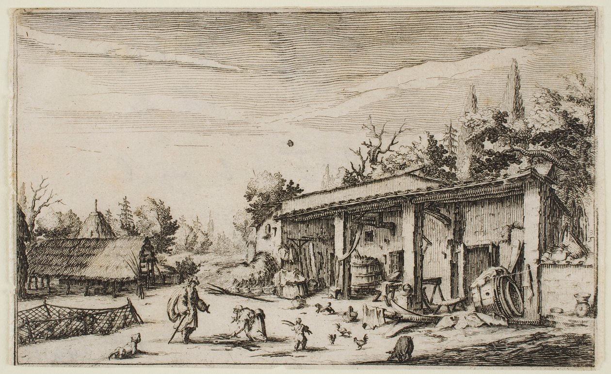 The Little Farm by Jacques Callot