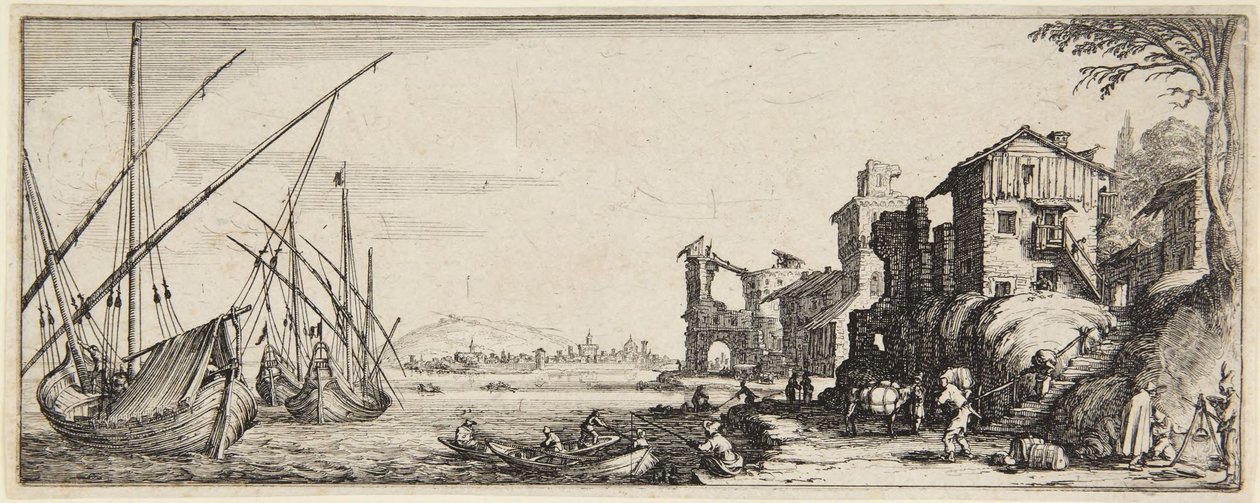 The Little Port by Jacques Callot