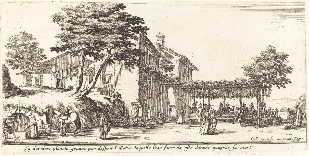 The Little Trellis by Jacques Callot