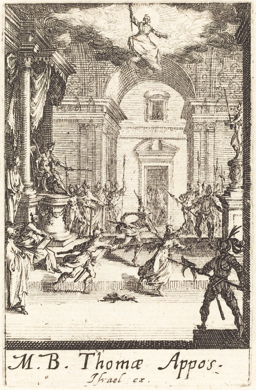 The Martyrdom of Saint Thomas by Jacques Callot