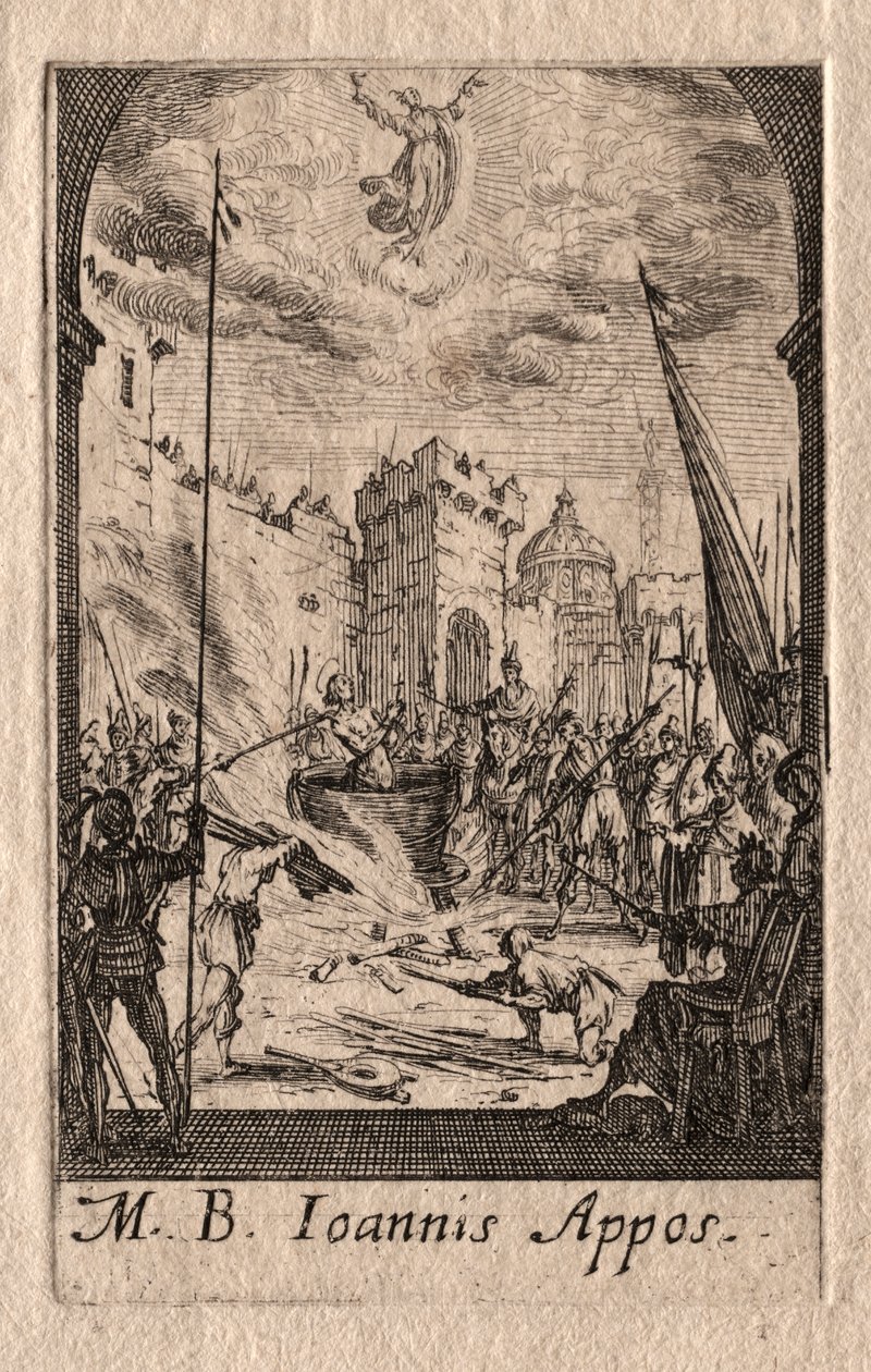 The Martyrdom of the Apostles: St. John the Evangelist by Jacques Callot