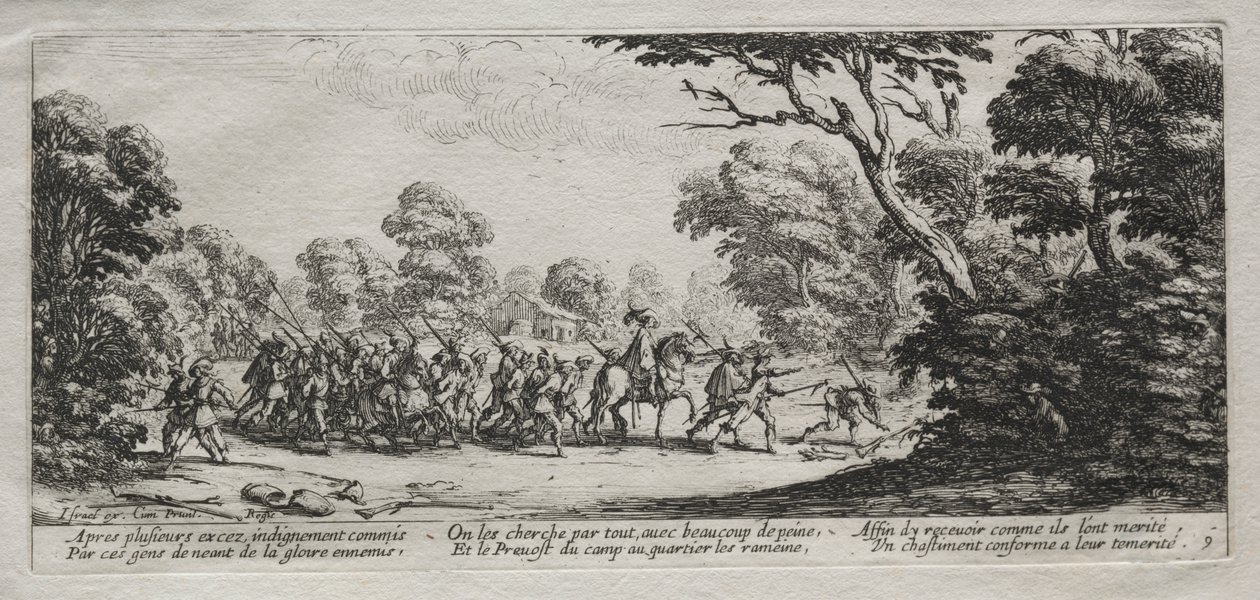 The Miseries of War: Arrest of Malefactors by Jacques Callot