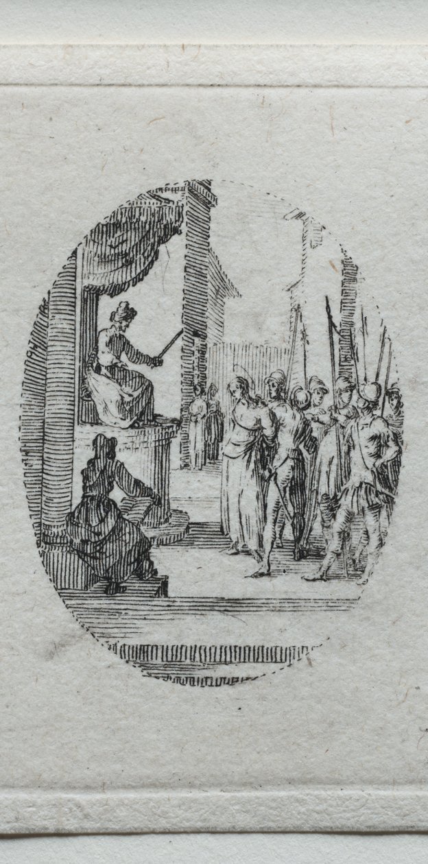 Christ before Pilate by Jacques Callot