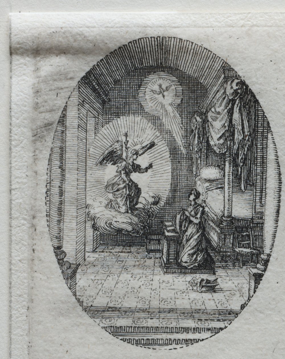 The Mysteries of the Passion: The Annunciation by Jacques Callot