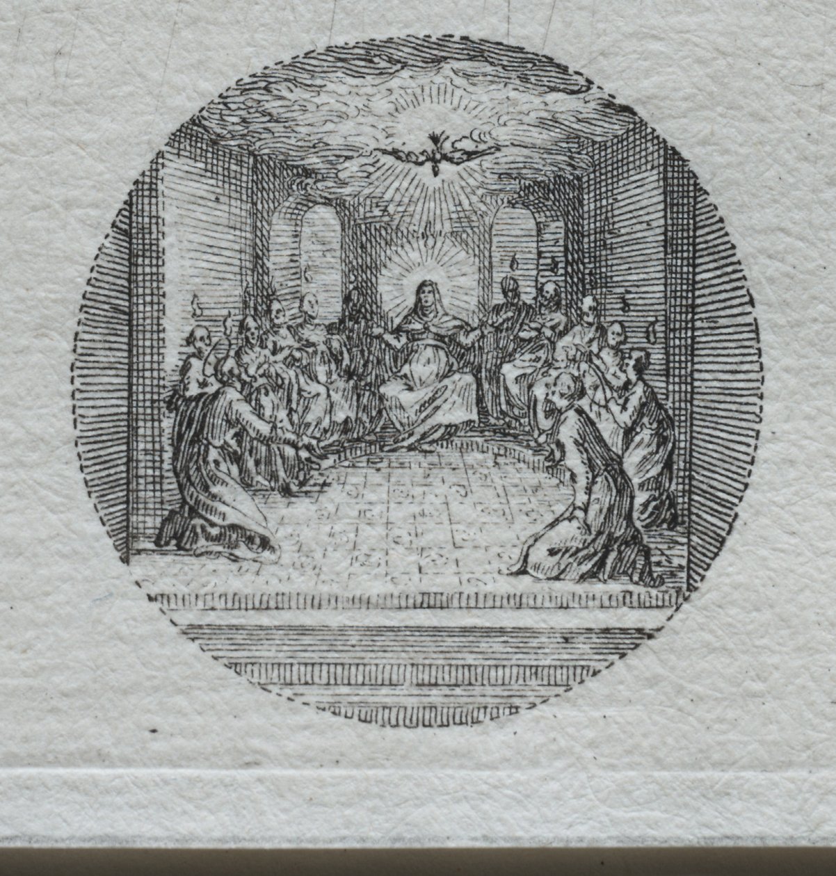 The Mysteries of the Passion: The Descent of the Holy Spirit by Jacques Callot