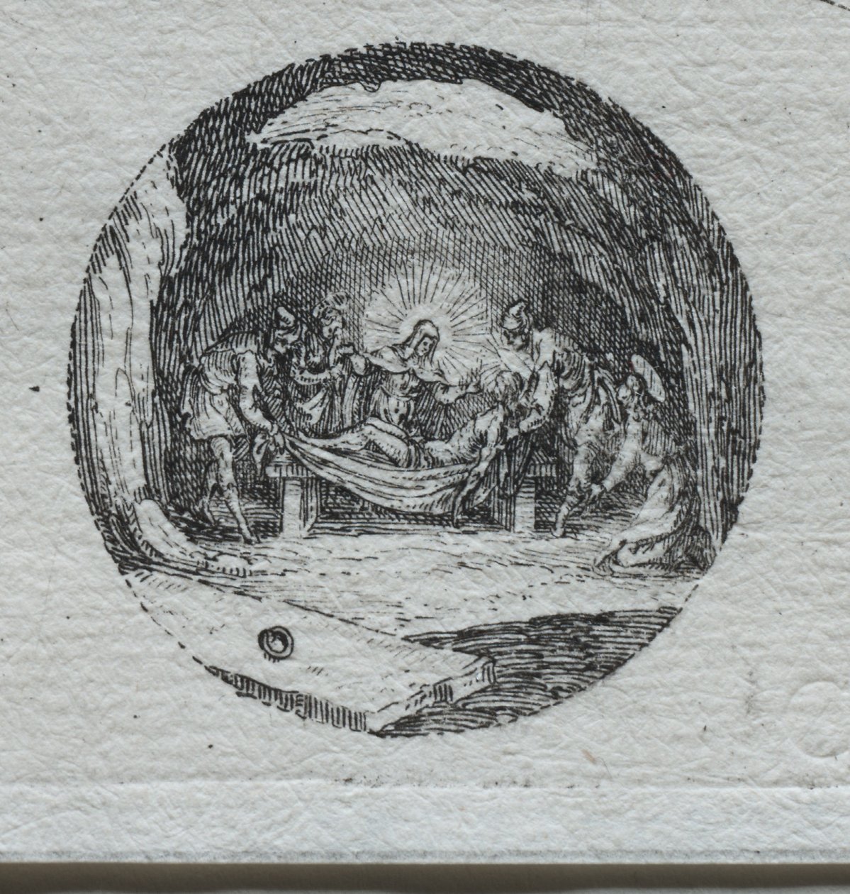 The Mysteries of the Passion: The Entombment by Jacques Callot