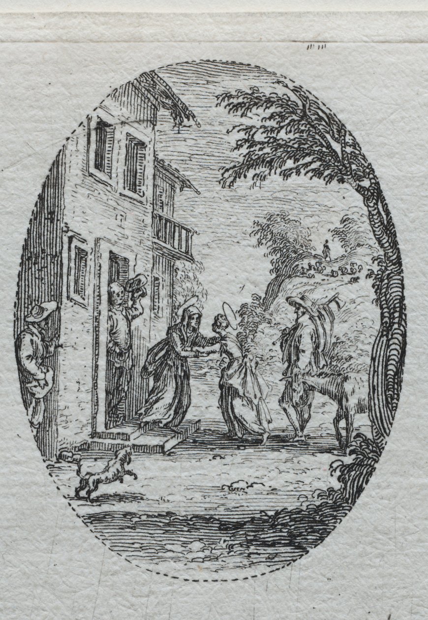 The Mysteries of the Passion: The Visitation by Jacques Callot