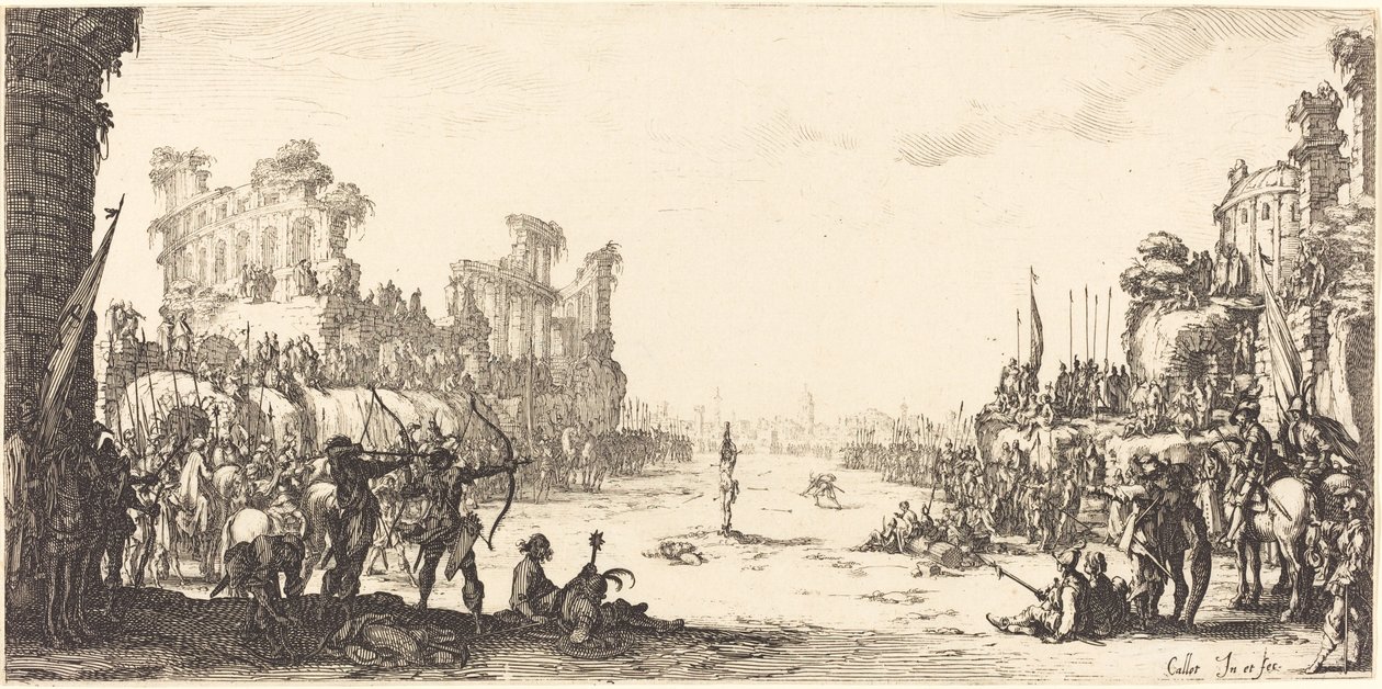 The Ordeal by Arrows (Saint Sebastian) by Jacques Callot