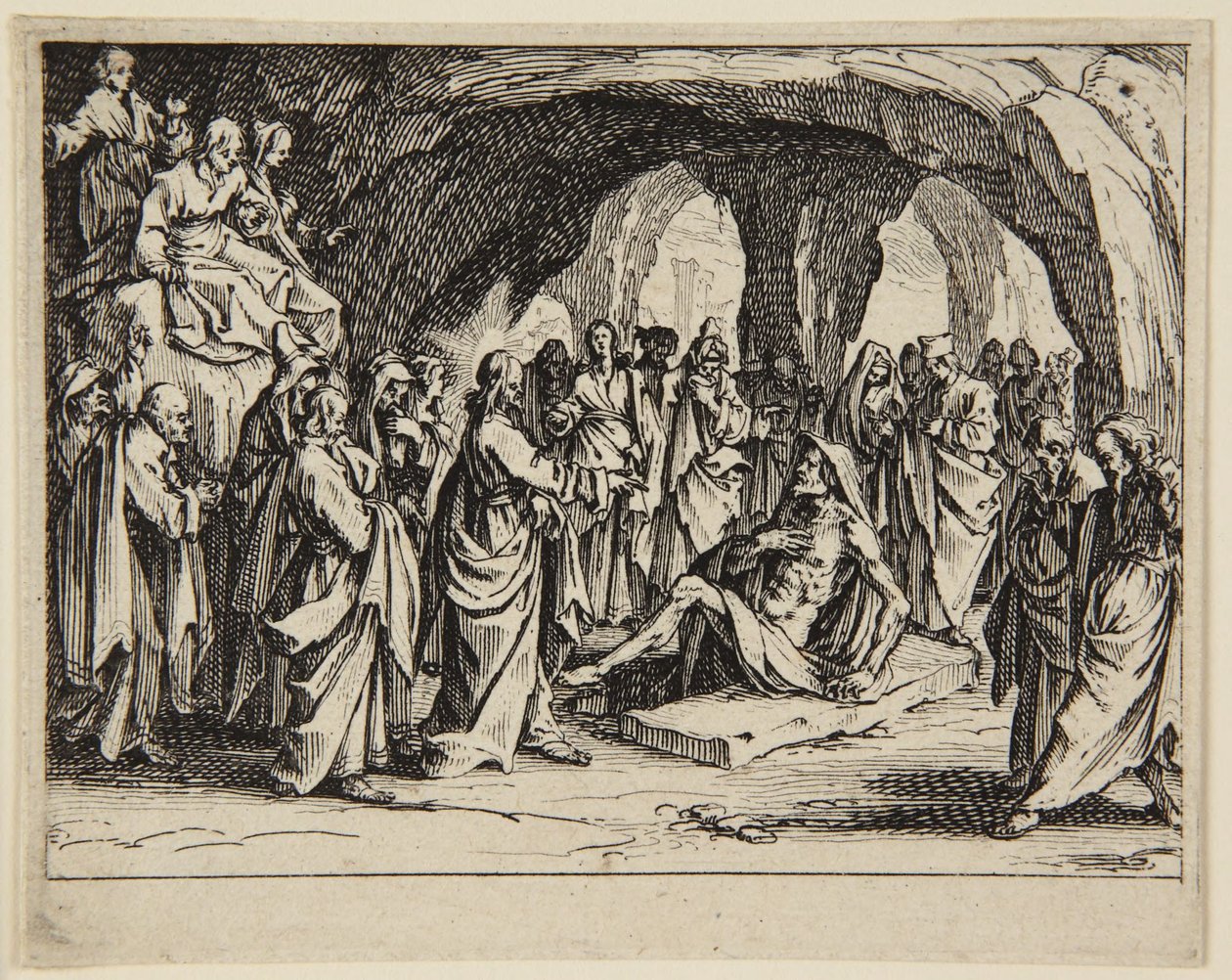 The Resurrection of Lazarus by Jacques Callot